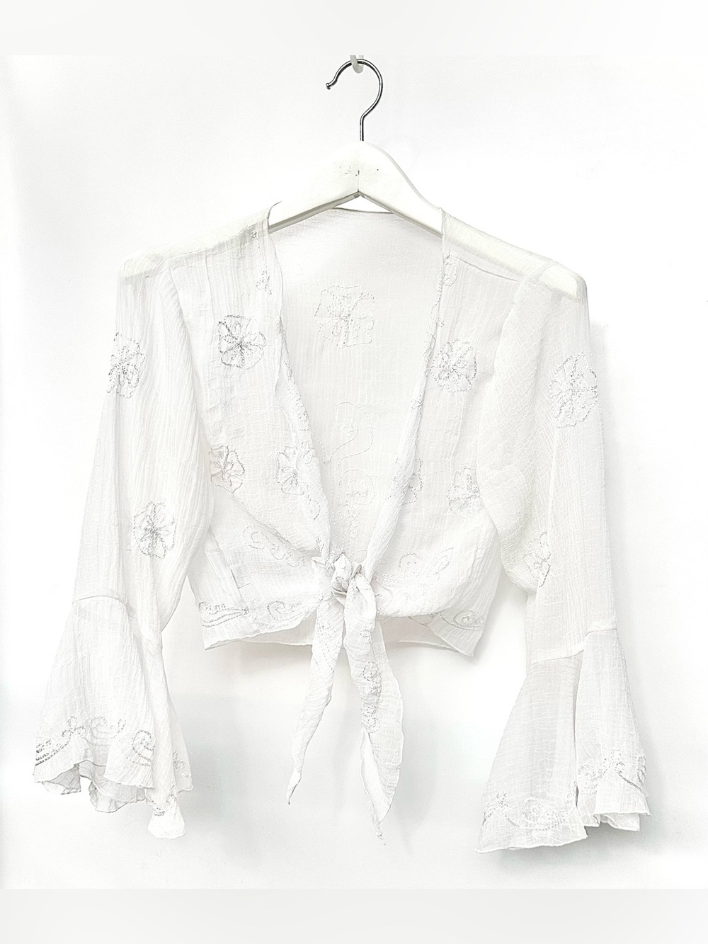 Boho Tie-Front shrug
